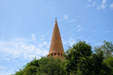 Nakhon Pathom - 19 Temmuz: Pra Pa-Thom Chedi olan ünlü architectur