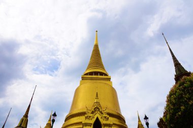 Wat Phra Kaew, güzel tapınak Bangkok Tayland.