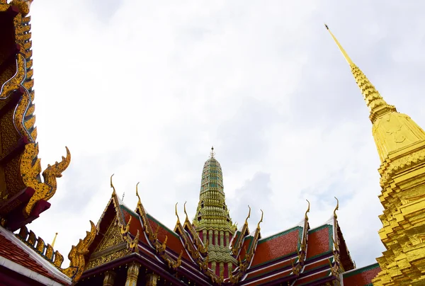 Wat phra kaew, schöner Tempel Bangkok in Thailand. — Stockfoto