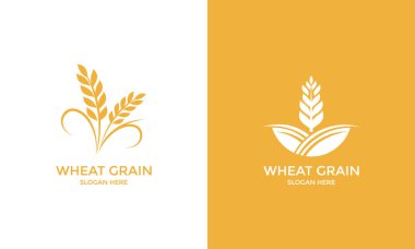 Altın Buğday Logosu Tarım Markası Tasarımı Kimlik ve Endüstri Sembolü
