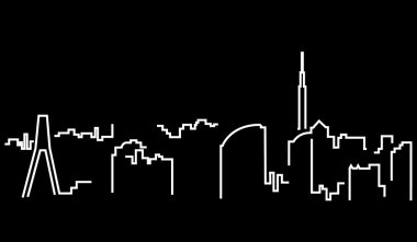 beyaz ışık şehir