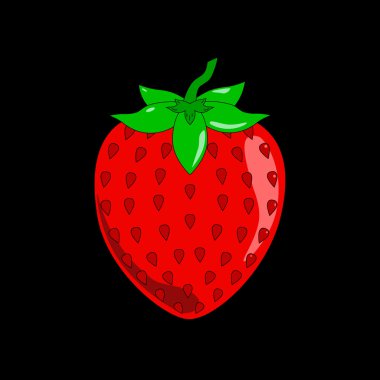 Berry çilek sulu siyah