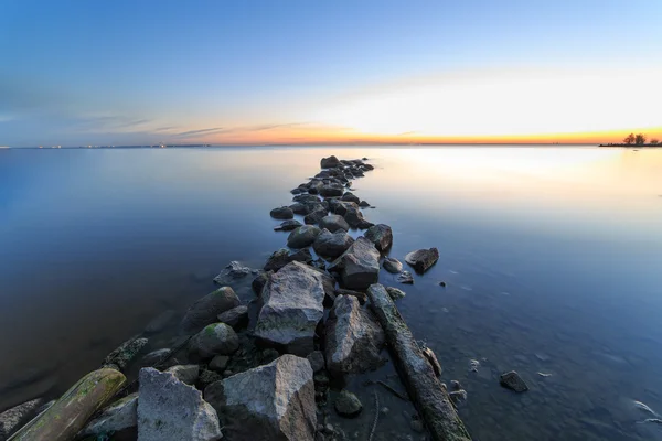 Nuits blanches dans le golfe de Finlande — Photo