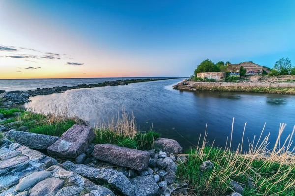 Ancien fort abandonné de la Baltique — Photo