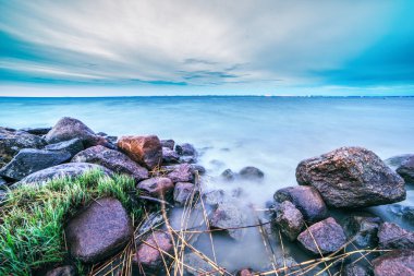 Baltık bahar Clear deniz