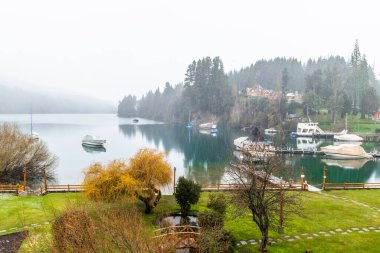 Manzano Körfezi, Bariloche, Neuquen, Arjantin. Yüksek kalite fotoğraf
