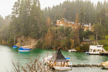Manzano Körfezi, Bariloche, Neuquen, Arjantin. Yüksek kalite fotoğraf