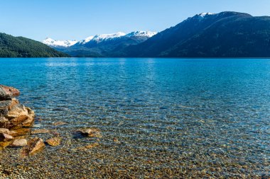 Yolda, Cerro Tronador, Bariloche, Rio Negro Eyaleti, Patagonya, Arjantin. Yüksek kalite fotoğraf