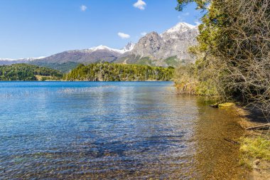 Arrayanes Yolu, Moreno Gölü Batı Bariloch, Rio Negro Eyaleti, Arjantin Patagonya. Yüksek kalite fotoğraf