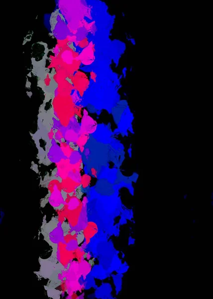 Güçlü, parlak fırça darbeleri ve ahenkli renk paleti kullanarak resmedilmiş soyut bir arkaplan ile resmedilmiş bir dijital sanat eseri.