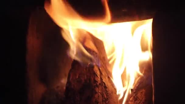 Poêle à feu ouvert — Video