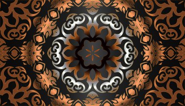 vintage stile tasarımında için süs çiçek ögesi.