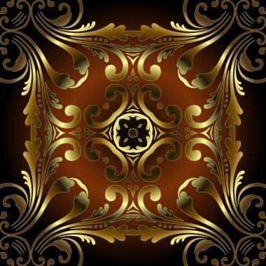 Kartı, vintage, desen Mandala süsleme. dekoratif öğeler.