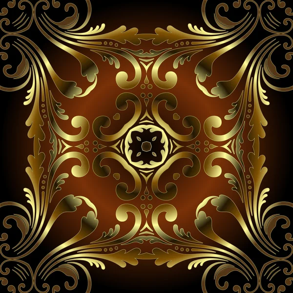 Carte d'ornement, vintage, motif Mandala. éléments décoratifs . — Image vectorielle