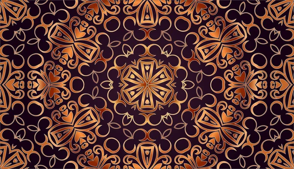Абстрактные декоративные текстуры элементов геометрических фигур в виде шестиугольника на темном градиентном фоне — стоковый вектор
