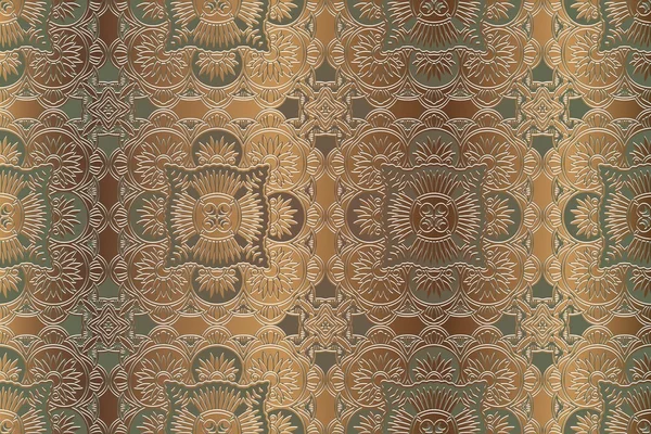 Guilhochê padrão, monograma openwork elementos de decoração Texturas vintage . — Vetor de Stock