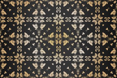 Dikişsiz desen etnik stil. Vintage dekoratif doku