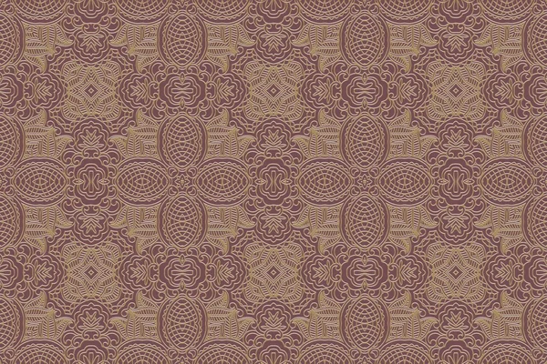 Patrón guilloche, elementos decorativos calados monograma Texturas vintage . — Vector de stock