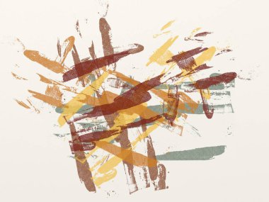 Renkli boya darbelerinin dokusu, farklı boyutlarda ve şekillerde fırçalarla bulanık noktalar. Stil suluboya, yağ grunge arka plan rengi, yağ, grunge arkaplan