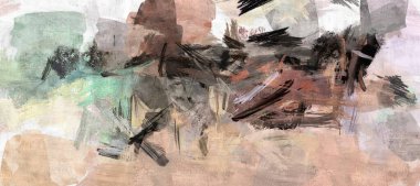 Renkli boya darbelerinin dokusu, farklı boyutlarda ve şekillerde fırçalarla bulanık noktalar. Stil suluboya, yağ grunge arka plan rengi, yağ, grunge arkaplan