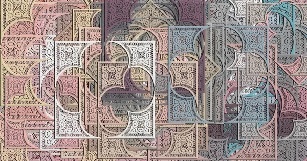 Texture Tratti Vernice Colorata Macchie Sfocate Con Pennelli Diverse Dimensioni — Foto Stock