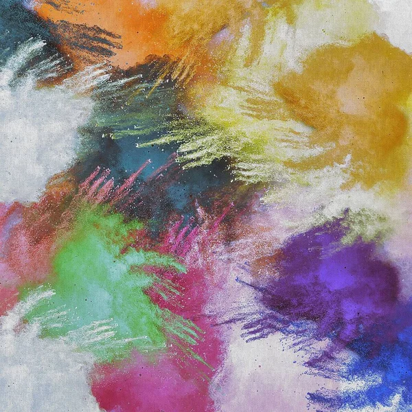 Abstract Psychedelic Background Stylized Watercolor Oil Grunge Illustration Colored Chaotically — Stock Photo, Image