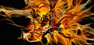 Renkli kaotik fırça darbelerinin farklı boyutlarda ve bulanık boya lekelerinin soyut psikedelik arka plan suluboya stili