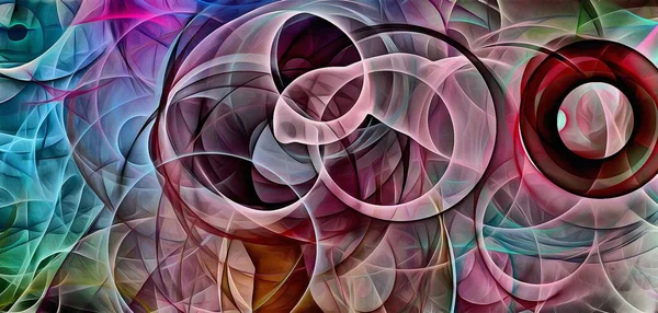 Abstract Psychedelic Background Watercolor Stylization Colored Chaotic Brush Strokes Different — Stock Photo, Image