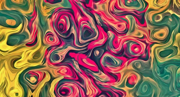 Αφηρημένο Φόντο Psychedelic Fractal Υφή Πινέλου Πινελιές Χρώματος Θολή Γραμμές — Φωτογραφία Αρχείου