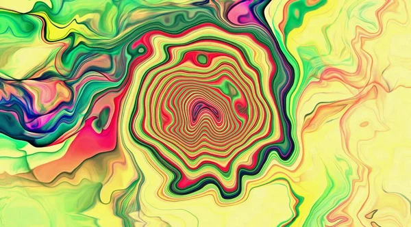 Abstract Background Psychedelic Fractal Texture Brush Strokes Colored Paint Blurred — Stock Photo, Image