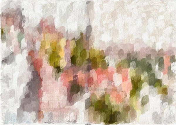 Fondo Psicodélico Abstracto Estilización Acuarela Pinceladas Caóticas Colores Diferentes Tamaños —  Fotos de Stock