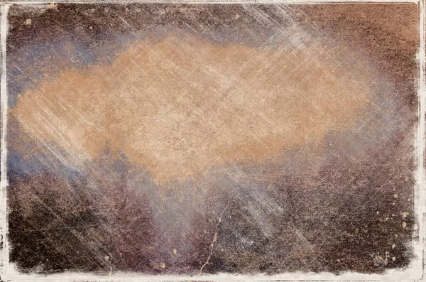 Renkli boya darbelerinin grunge dokusu ve farklı boylarda ve şekillerde fırçalarla bulanık lekeler..