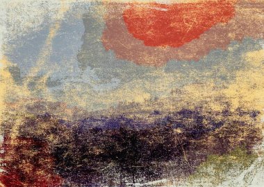 Suluboya, yağ, grunge arkaplan. Renkli boya darbelerinin dokusu, farklı boyutlarda ve şekillerde bulanık lekeler..