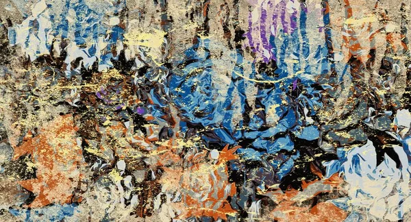 Akvarell Olaj Grunge Háttér Textúra Stroke Színes Festék Elmosódott Foltok — Stock Fotó