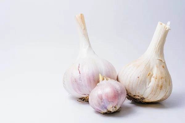 Zdraví Užitečný Česnek Vonné Koření Jídlo — Stock fotografie