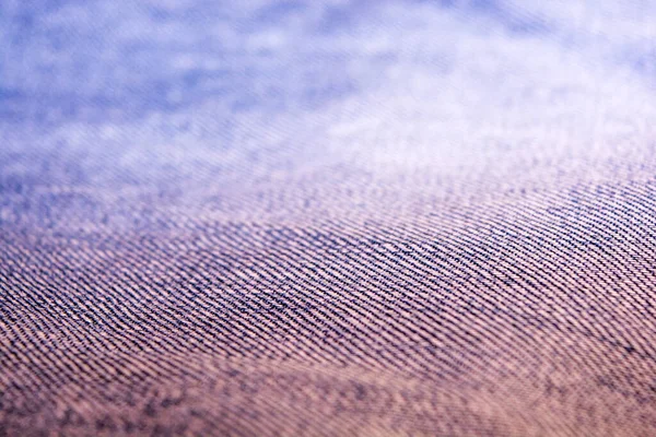 ジーンズの質感 デニム 布の縫い代 — ストック写真