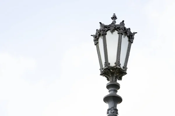 Régi Utcai Lámpa Háttérben — Stock Fotó