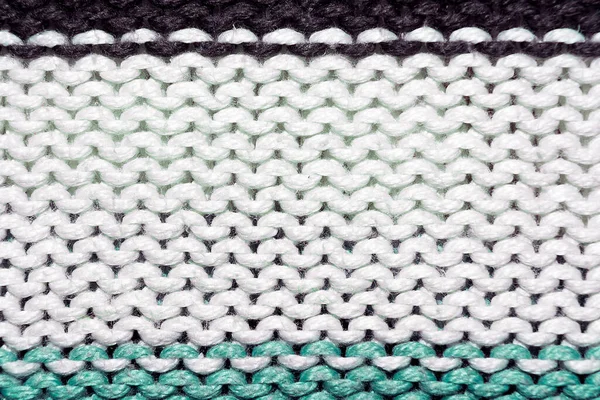 Textura Tecido Malha Fios Encalhados Pano Roupas Quentes Inverno Cobertor — Fotografia de Stock