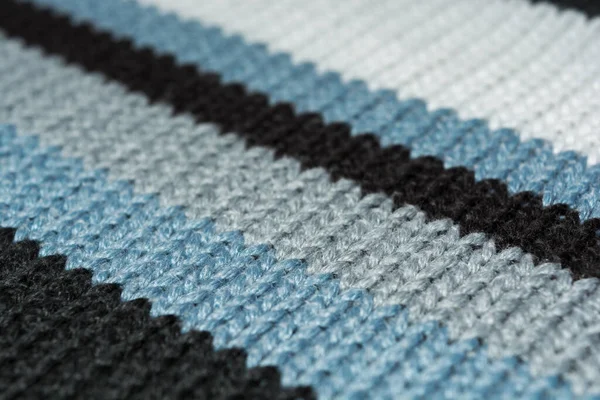 Textura Tecido Malha Fios Encalhados Pano Roupas Quentes Inverno Cobertor — Fotografia de Stock