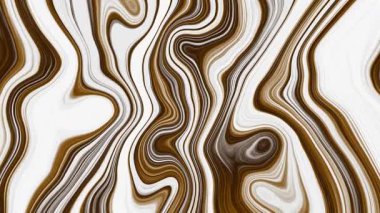 Beyaz ve Kahverengi Sıvı Mermer Hareketi Grafikleri