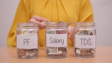 Para tasarrufu PF, Maaş ve TDS