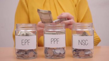 EPF, PPF ve NSC 'de Tasarruf Para, Hindistan Rupisi