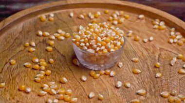 Tahta Masada Dönen Mısır Çekirdekleri