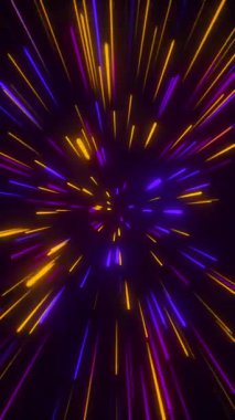 Dikey Özet Retro Çoklu Renkli Işın Çizgi Hareketi Grafiksel Arkaplan Döngüsü