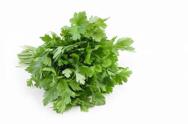 Parsley bunch isolated on white background — Stock Photo, Image