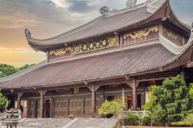 Ninh Binh, Vietnam 'daki Bai Dinh tapınağı.