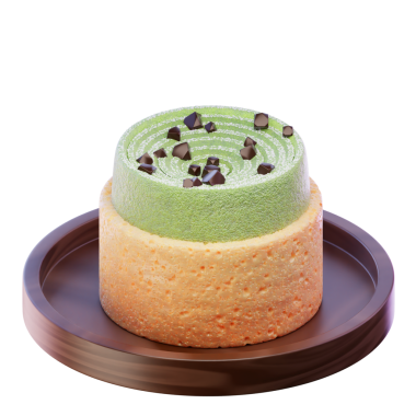 3 boyutlu görüntüleme. Mini tart keki. 3d Görüntü