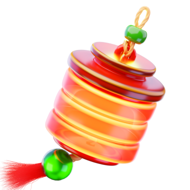 Çin fenerleri 3D resim simgesi