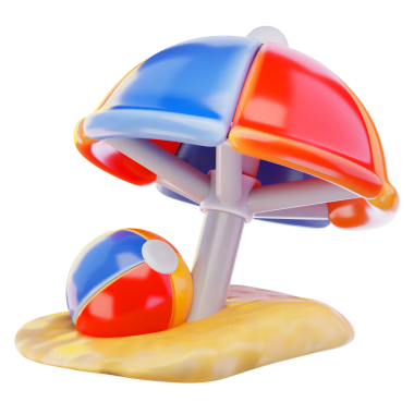 yaz takvimi 3d resim simgesi, Yaz illüstrasyonu