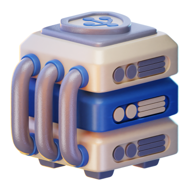 sunucu 3d oluşturma simgesi, Teknoloji ve Bilgisayar illüstrasyonu